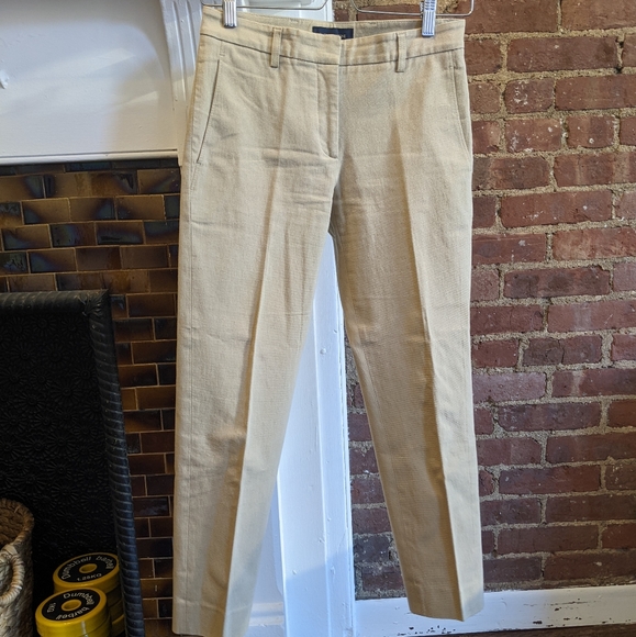 Piazza Sempione Pants - Piazza Sempione Christina  Front Pleat Beige Trousers IT 40